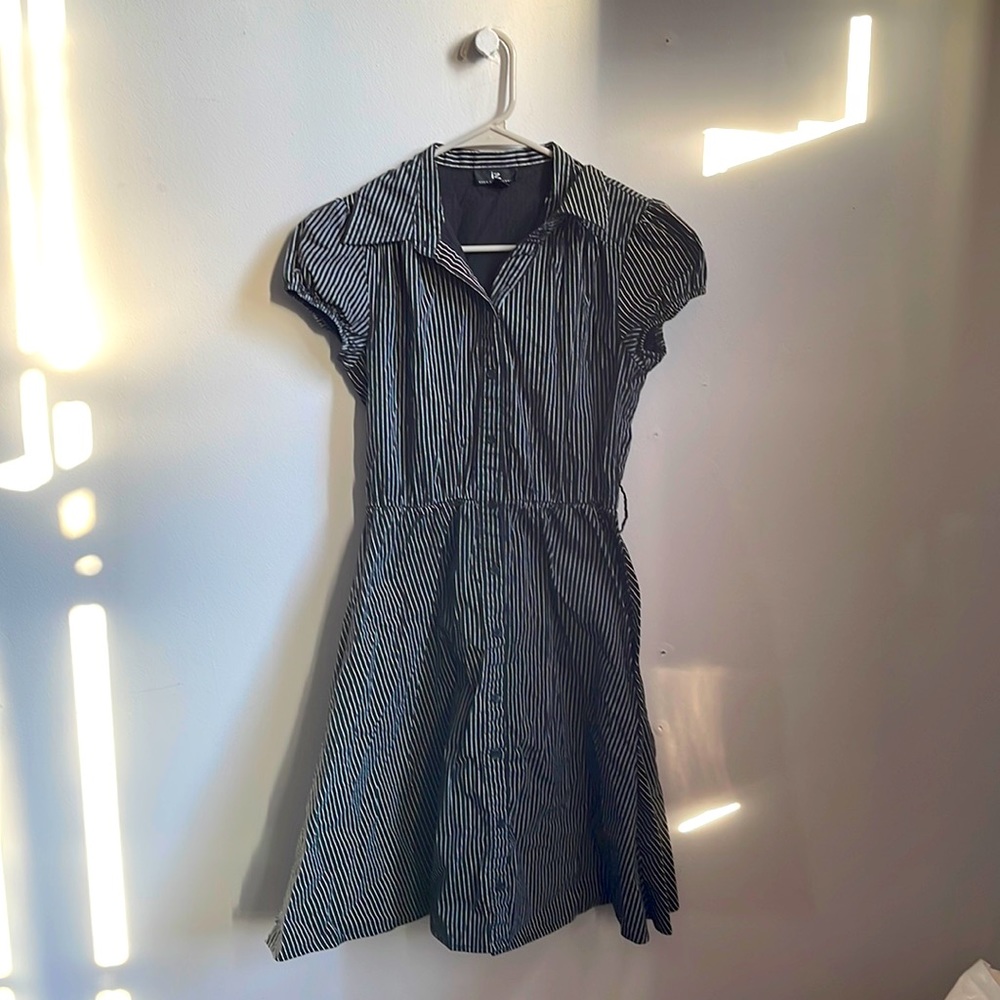 Black Pinstripe Dress